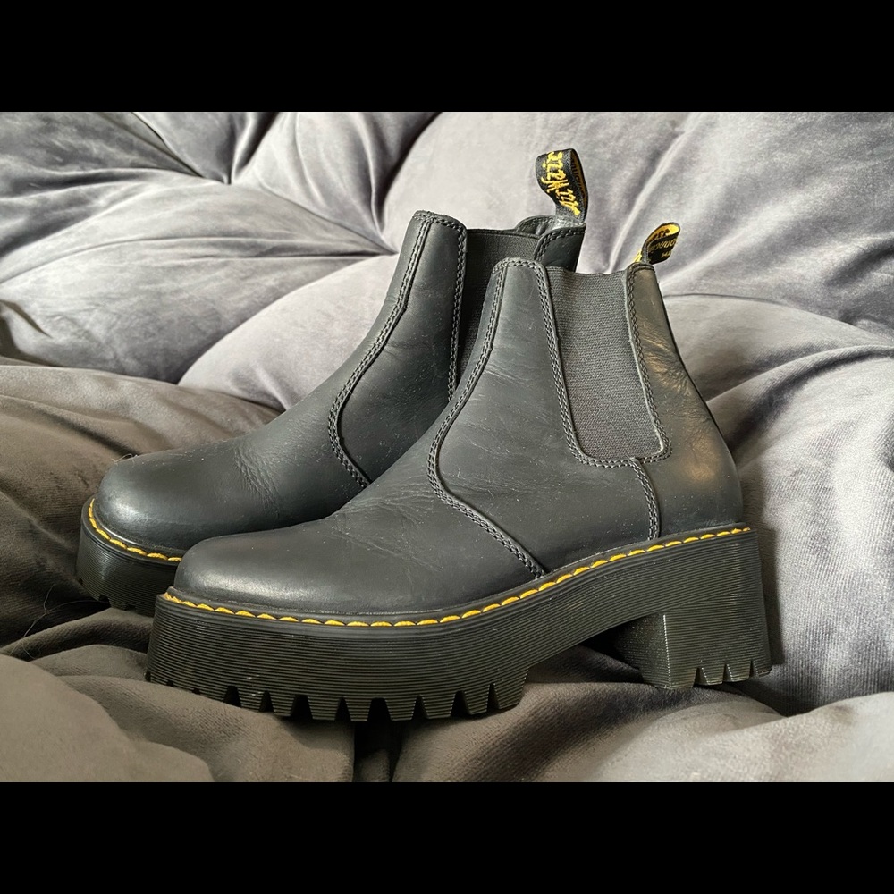 Doc Marten platform boots
